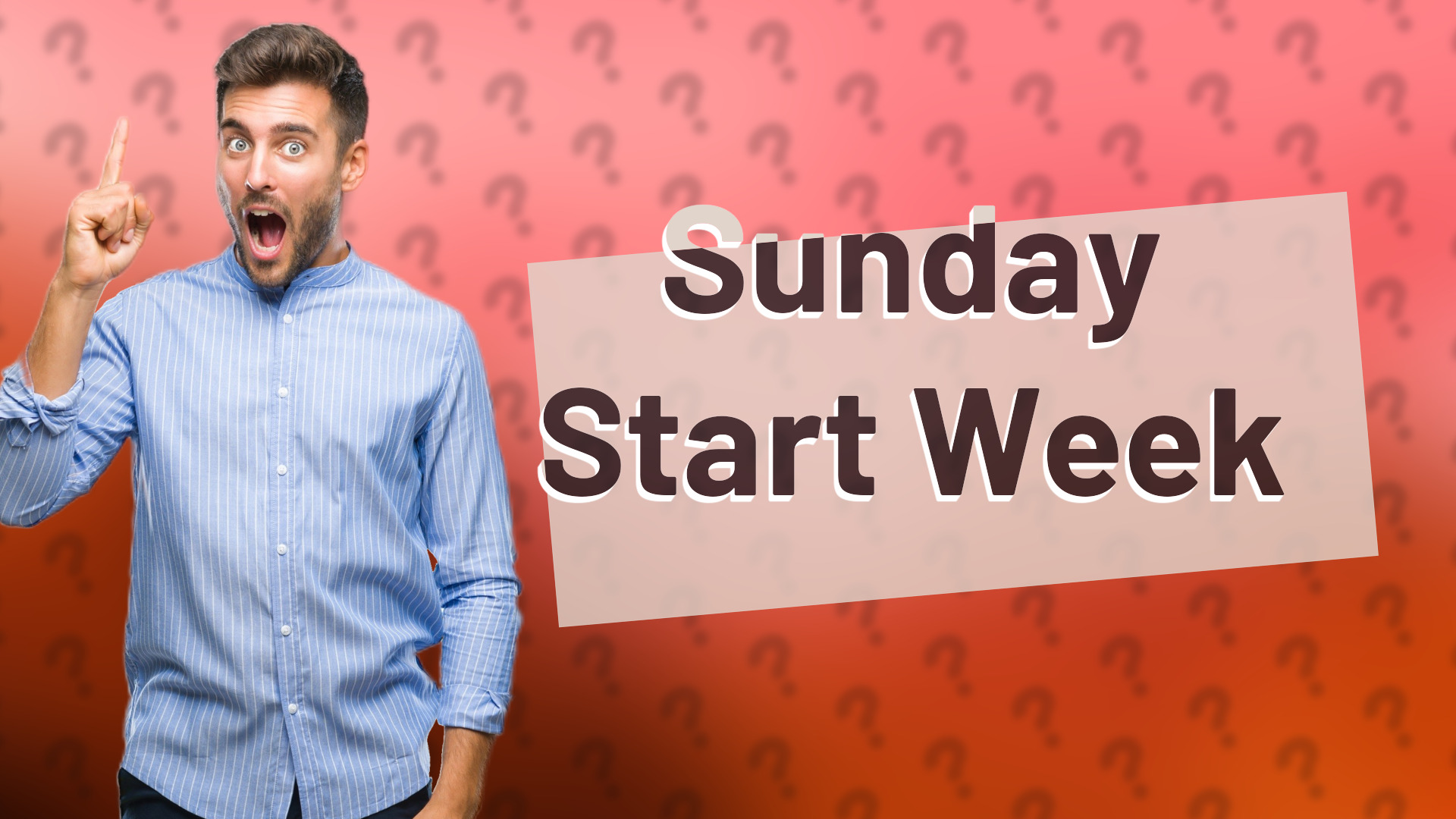 Sunday Start Week