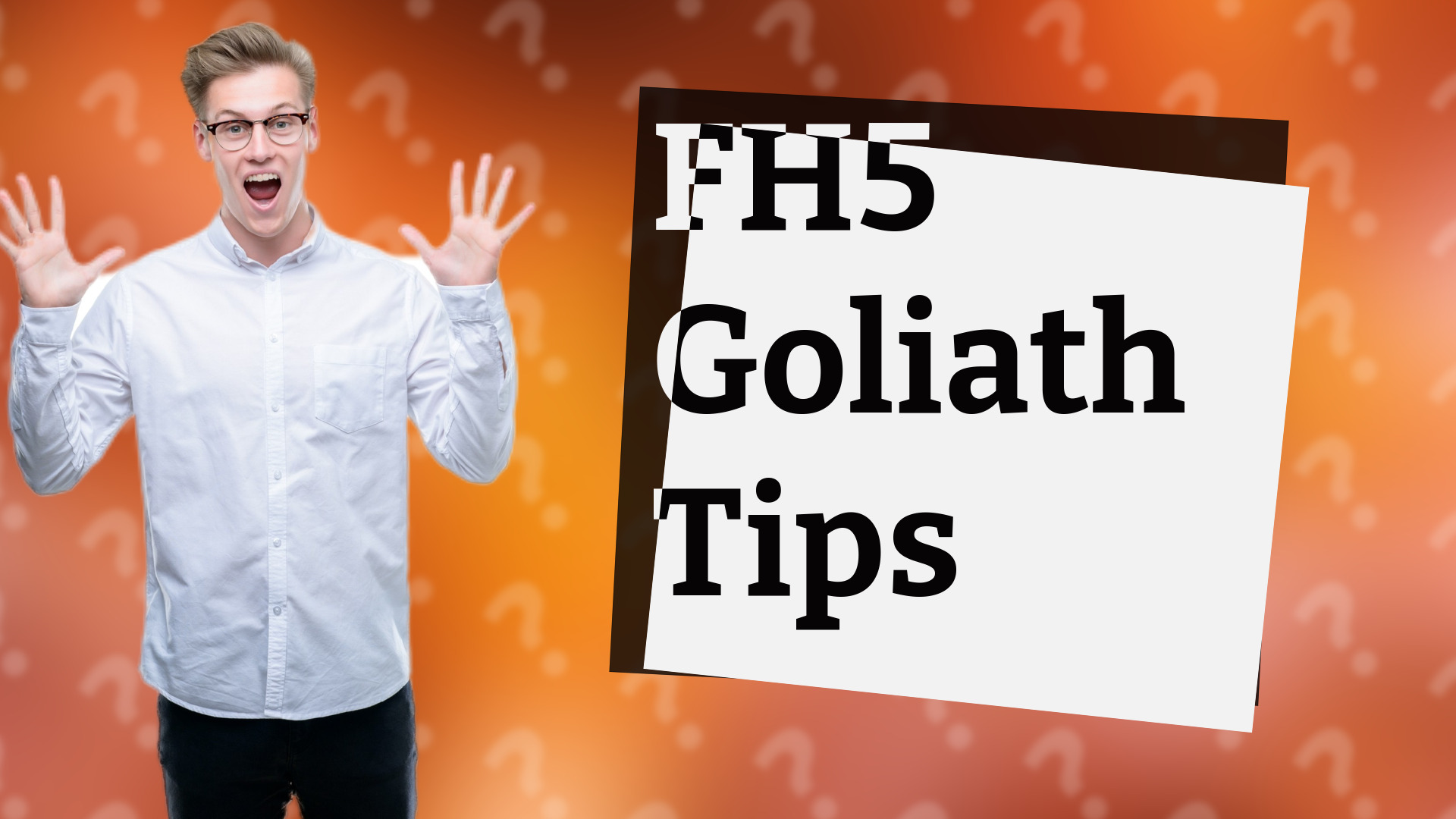 FH5 Goliath Tips