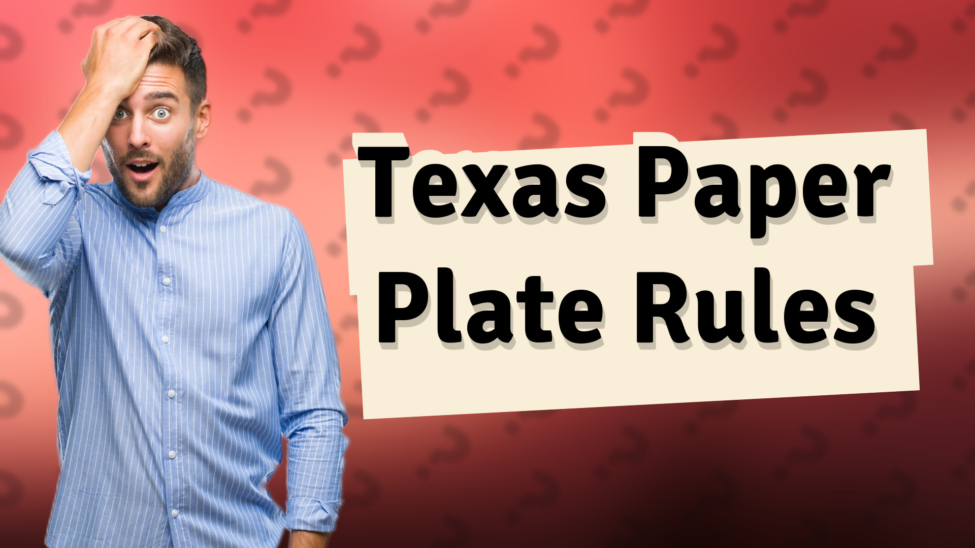 Texas Paper Plate Rules