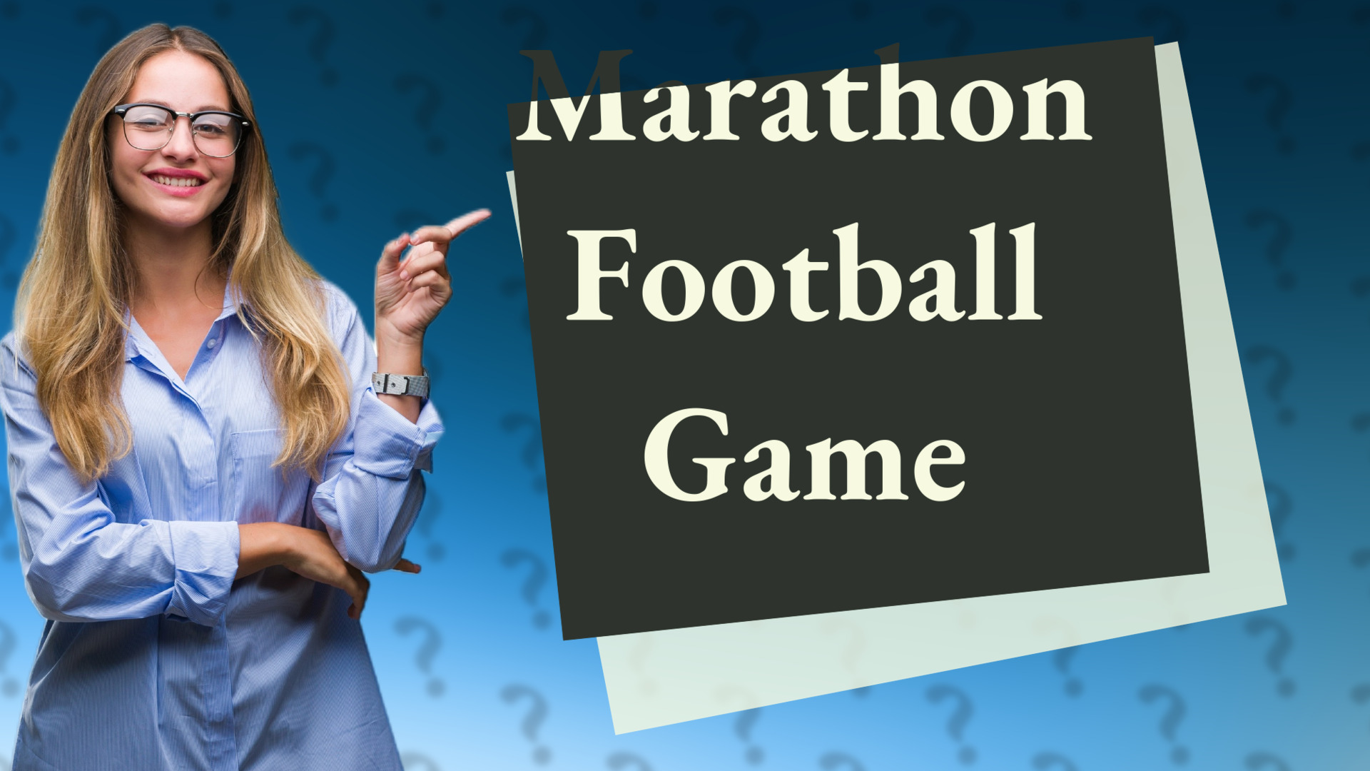 Marathon Football Game