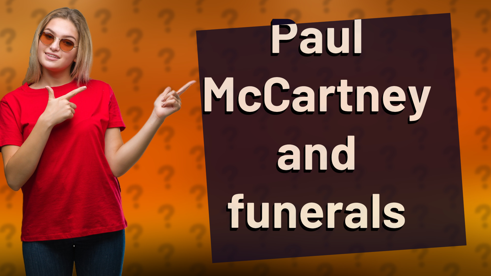 Paul McCartney and funerals