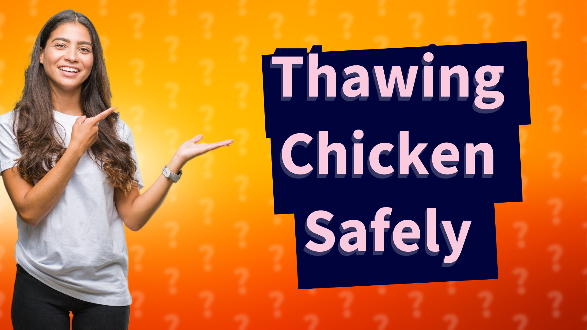 Thawing Chicken Safely