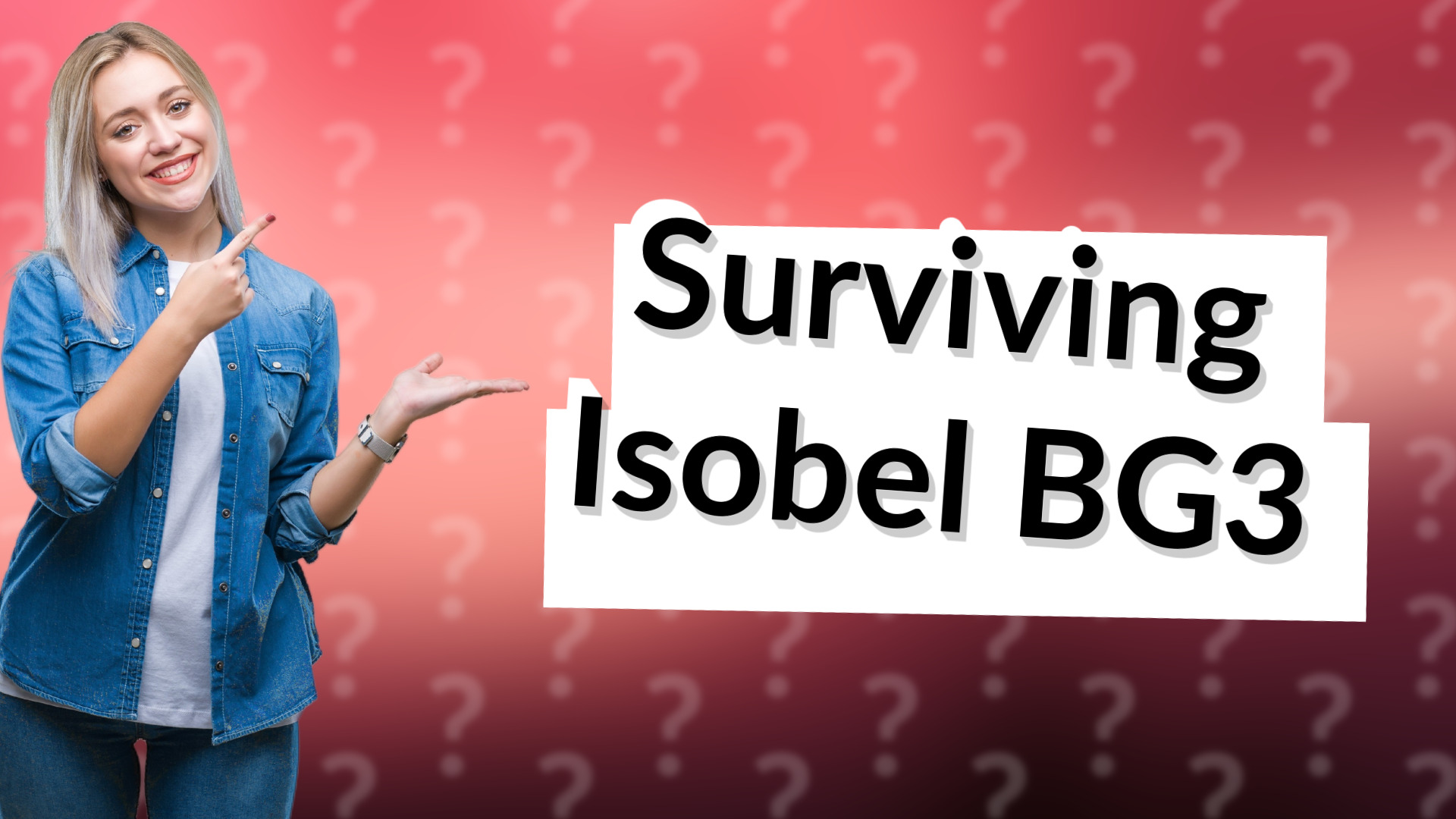 Surviving Isobel BG3