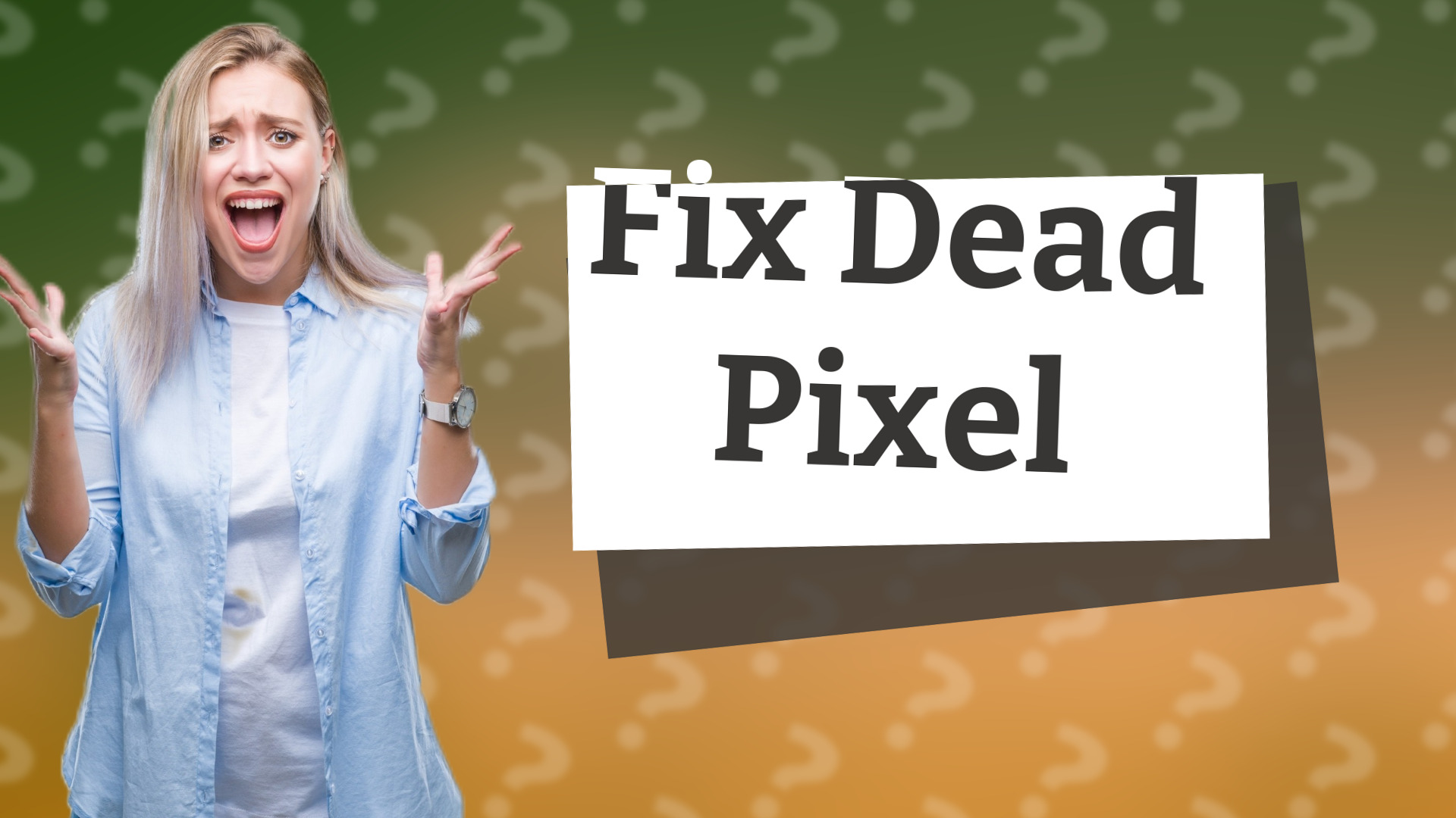 Fix Dead Pixel