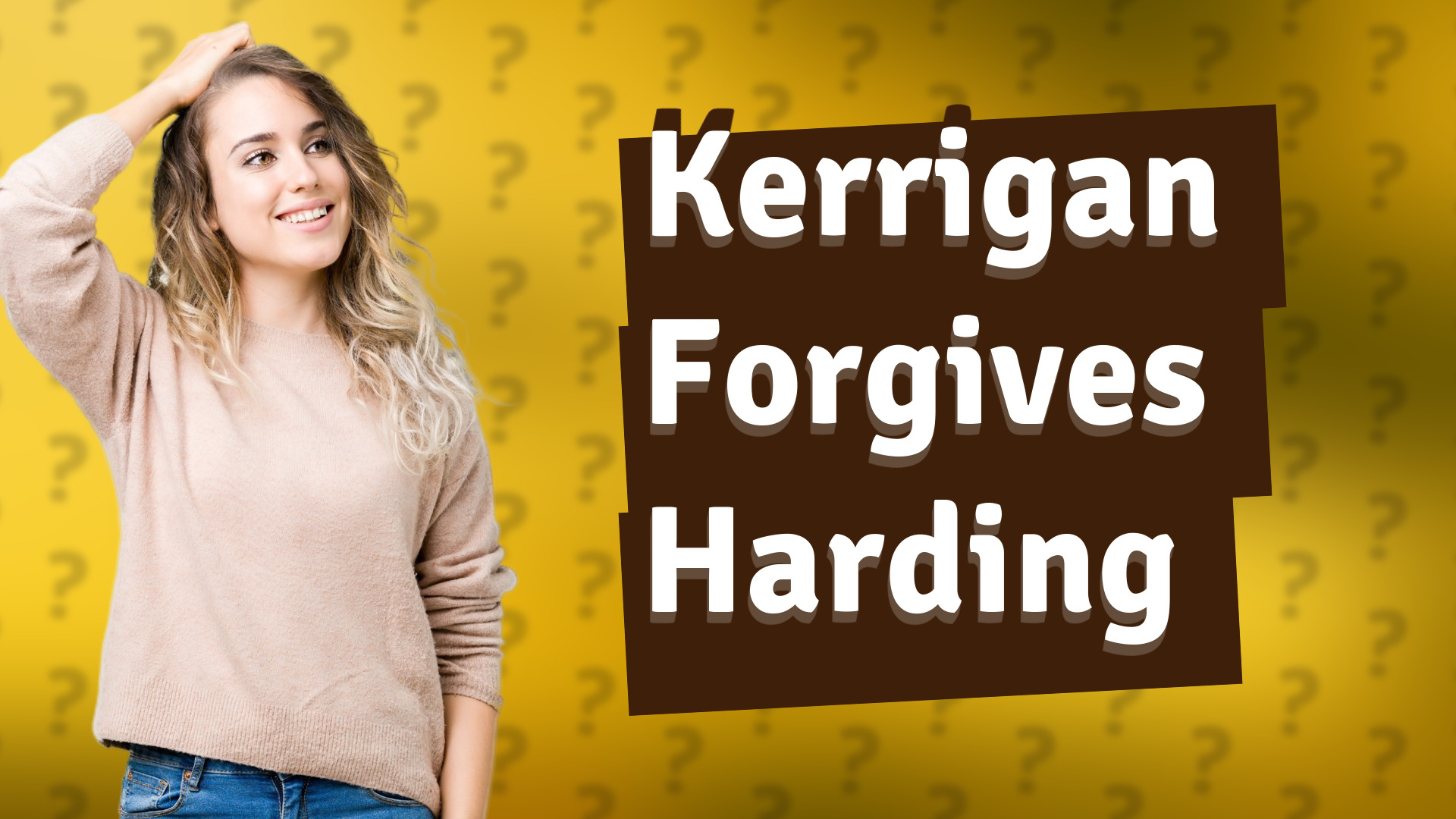 Kerrigan Forgives Harding