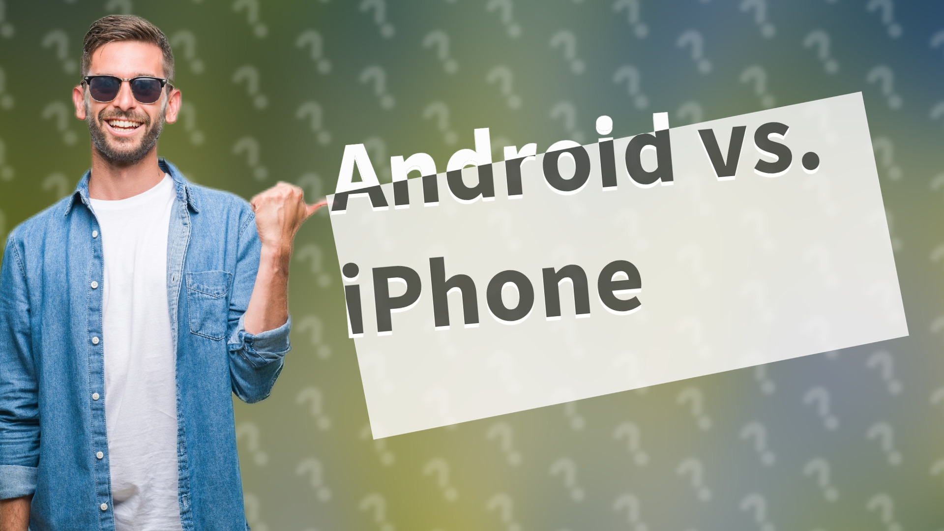 Android vs. iPhone