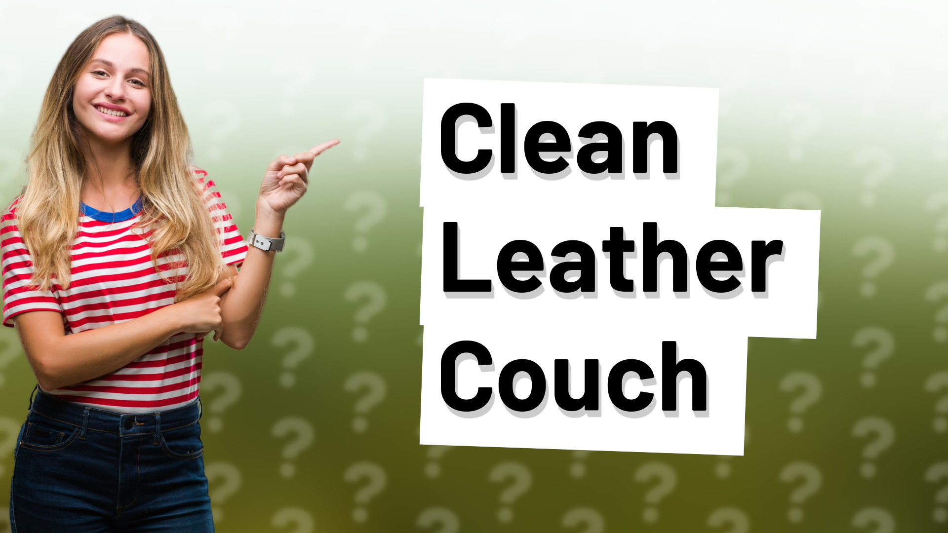 Clean Leather Couch