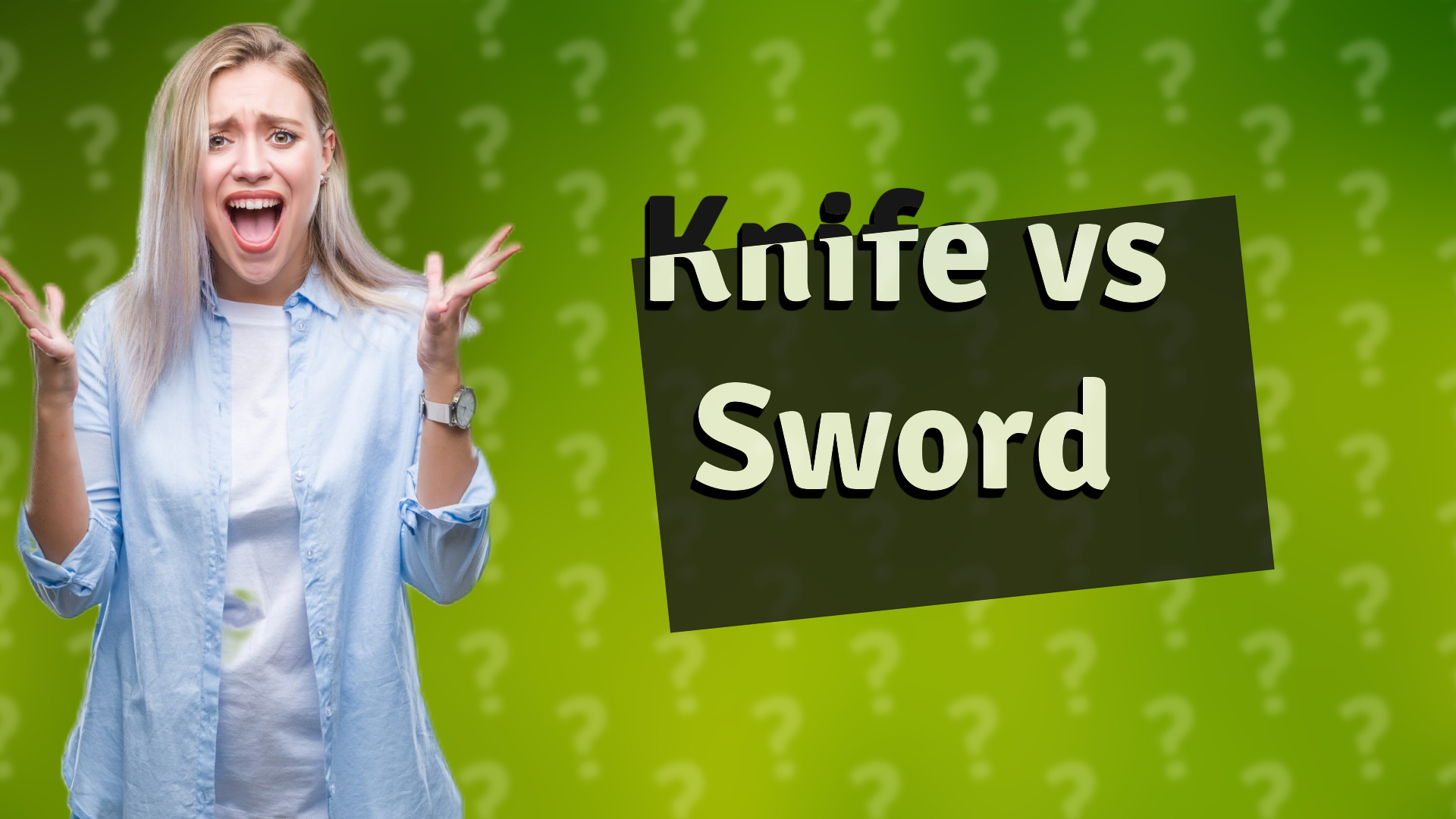 Knife vs Sword