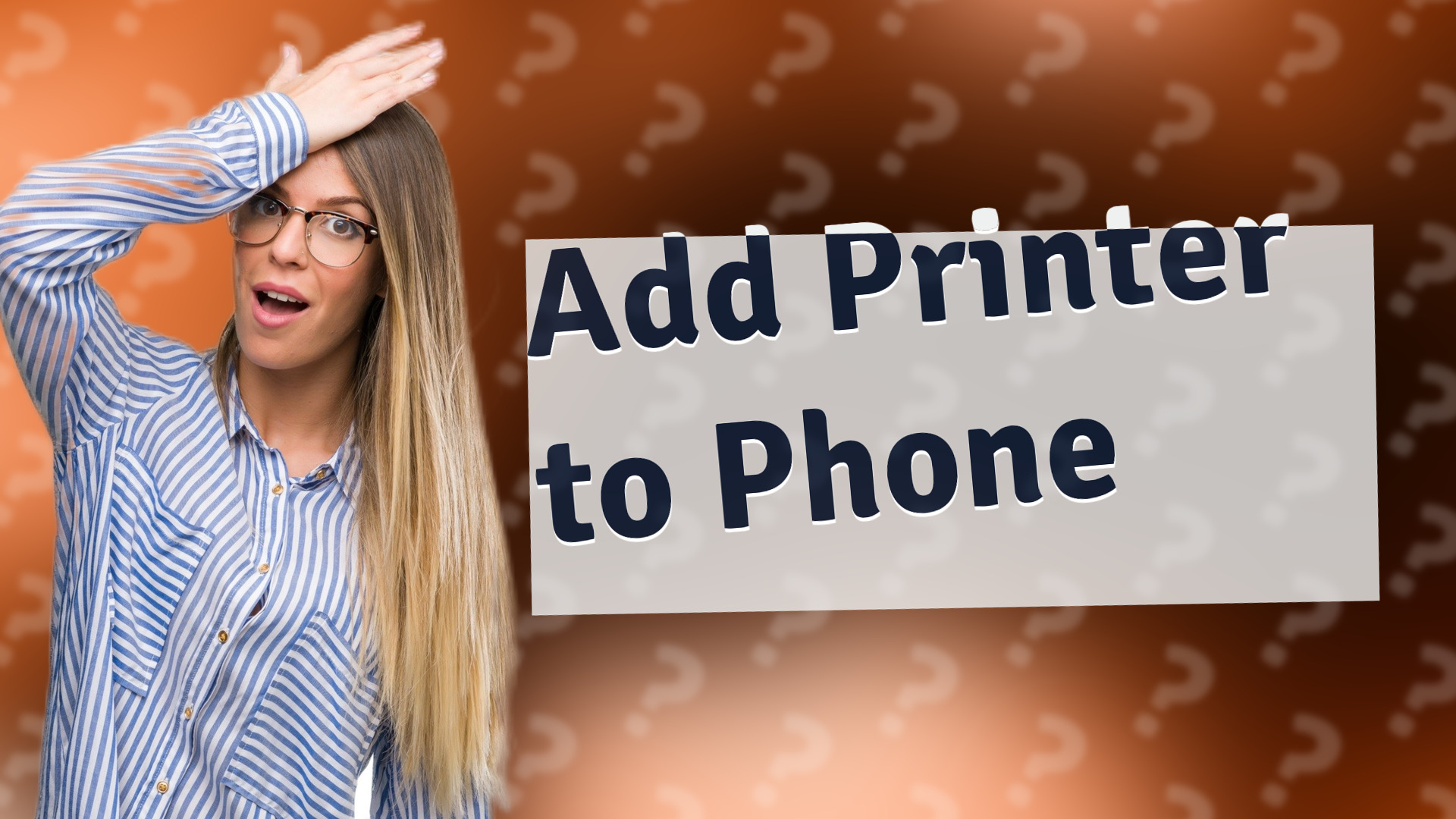 Add Printer to Phone