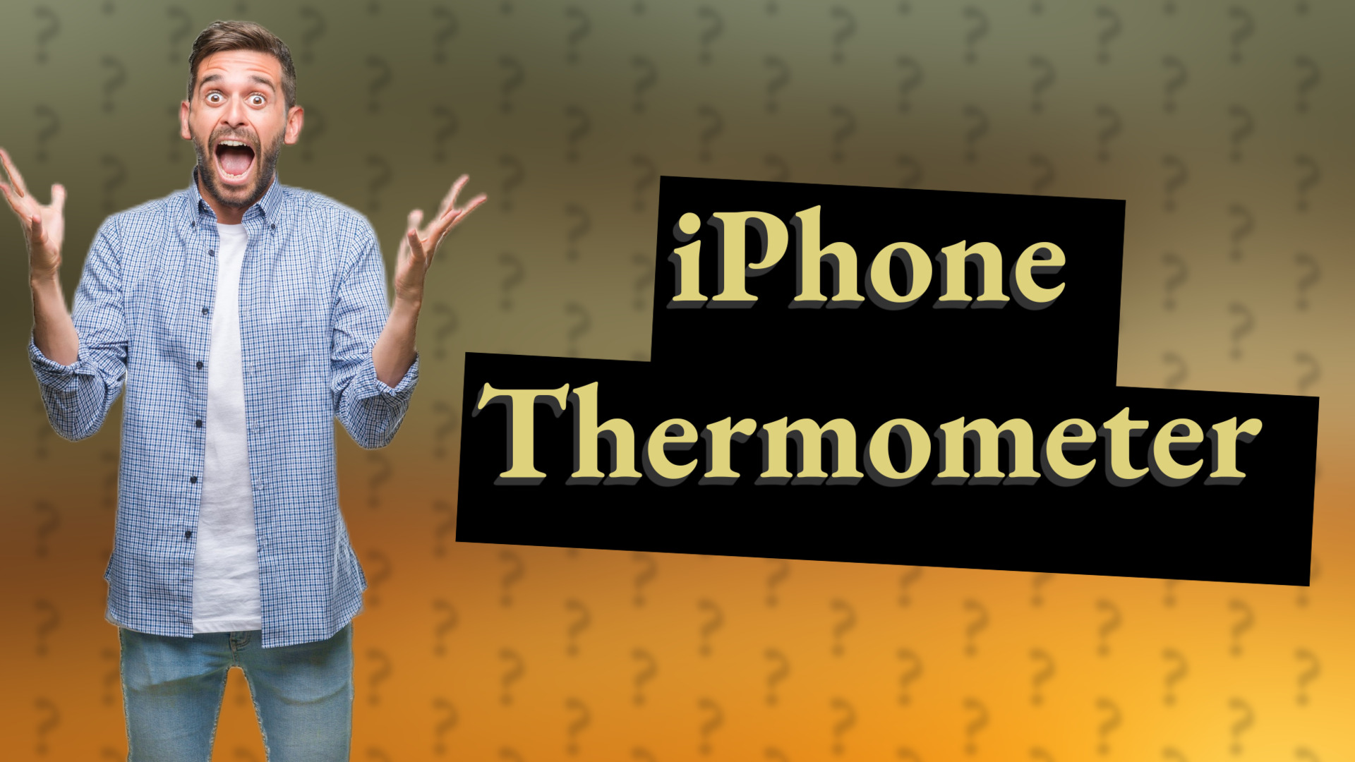 iPhone Thermometer