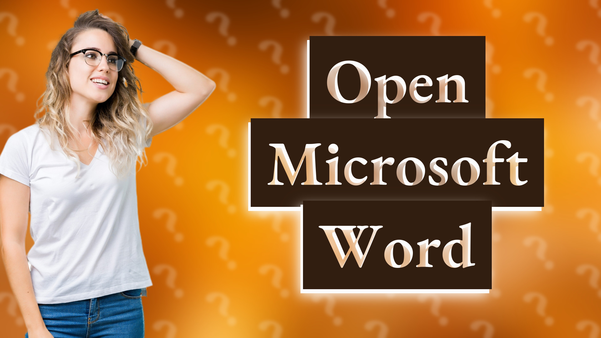 Open Microsoft Word