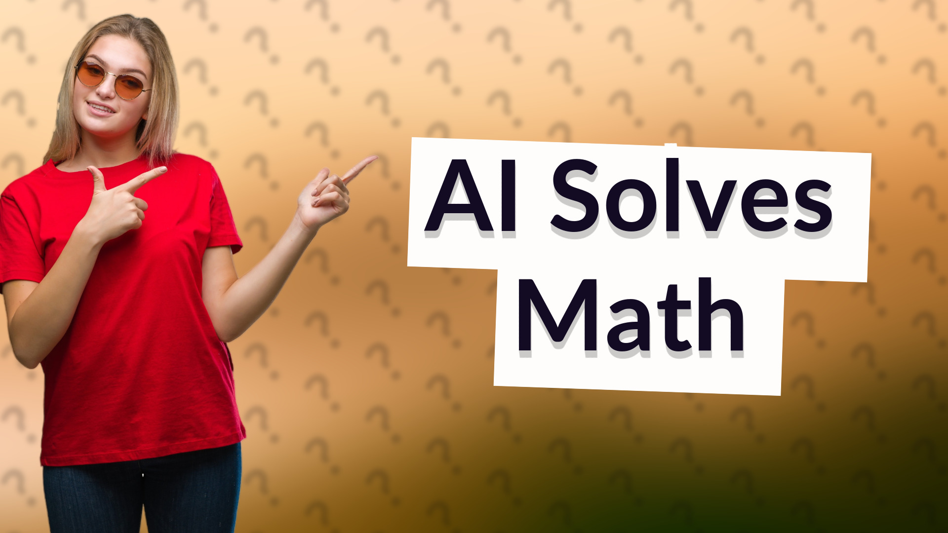 AI Solves Math