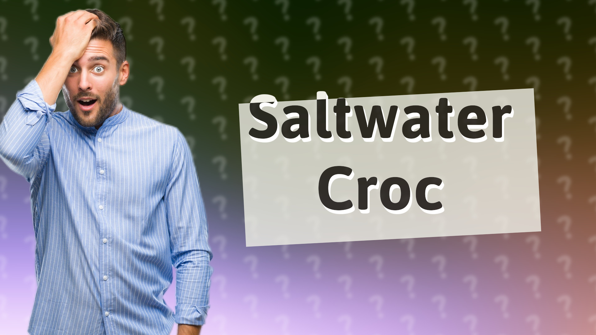 Saltwater Croc