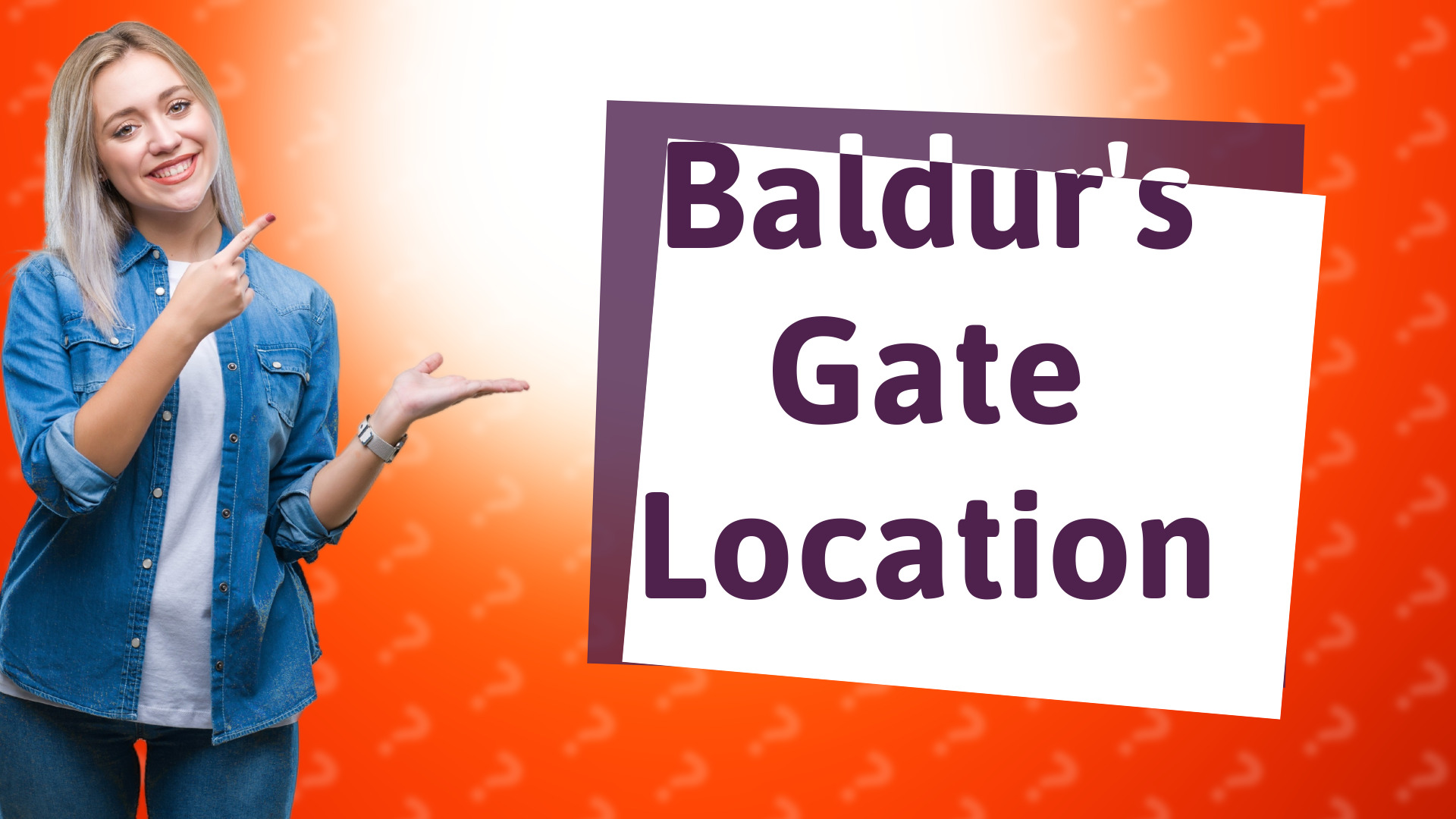 Baldur's Gate Location