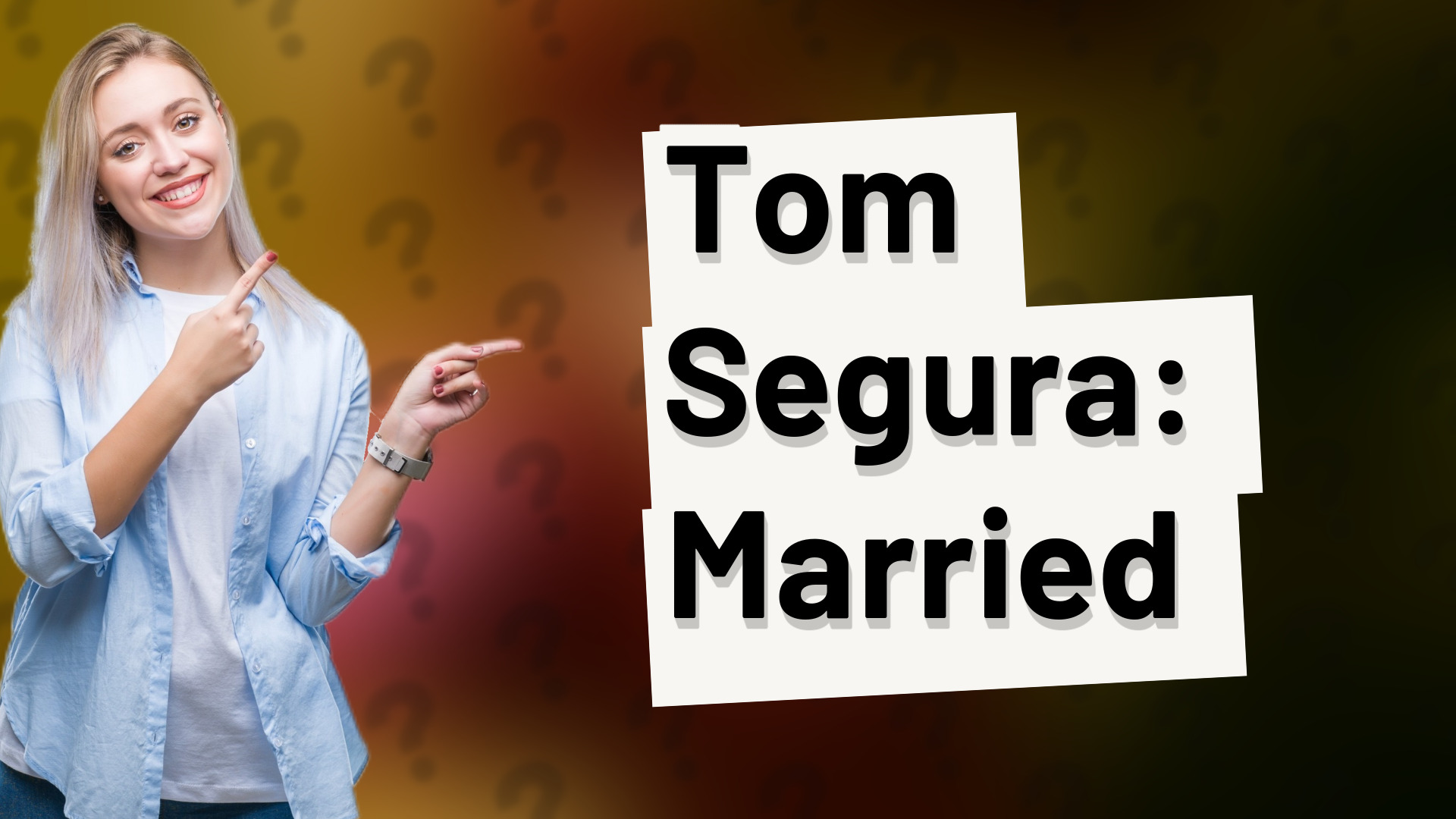 Tom Segura: Married
