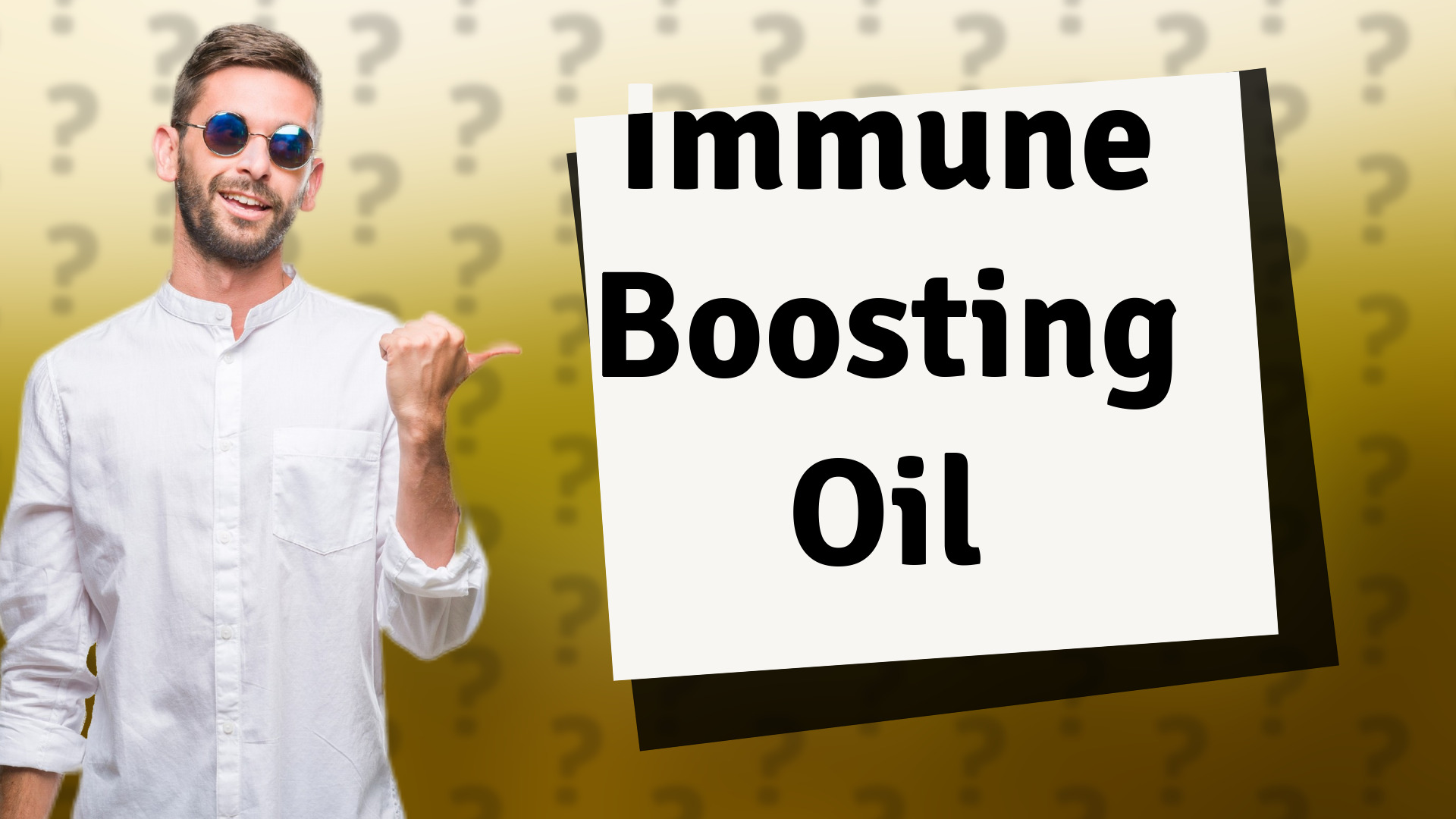 Immune Boosting Oil