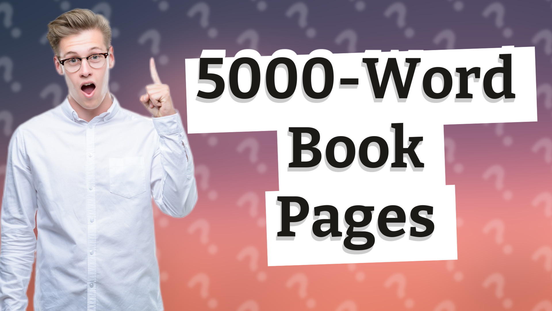 5000-Word Book Pages