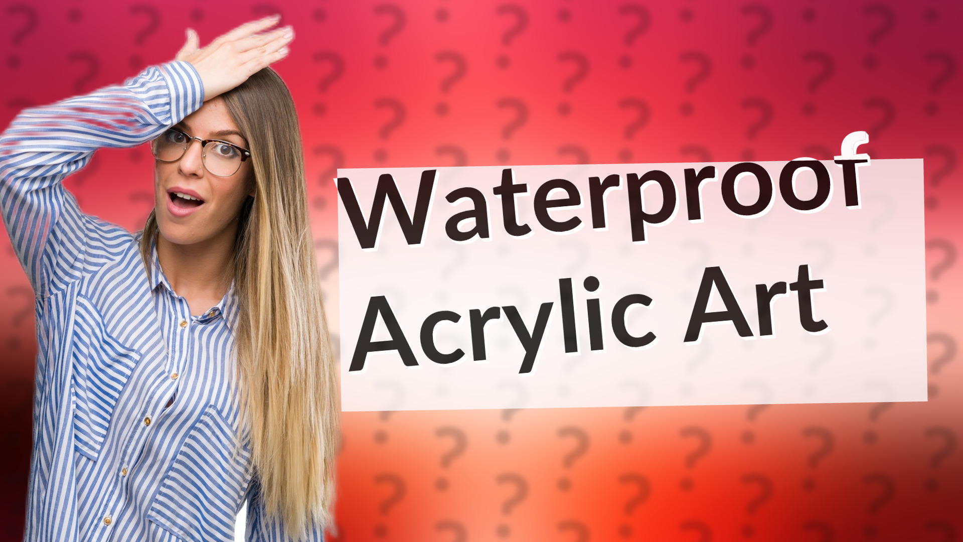 Waterproof Acrylic Art