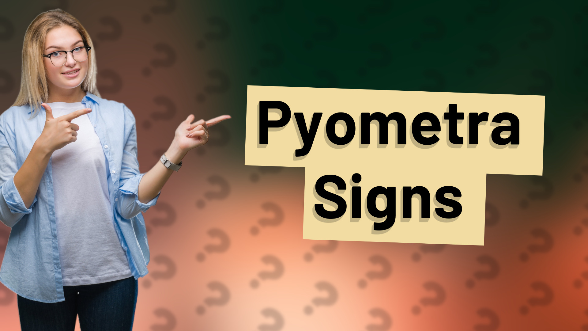 Pyometra Signs