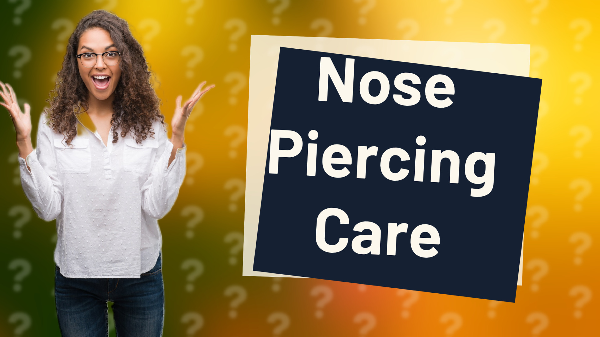 Nose Piercing Care