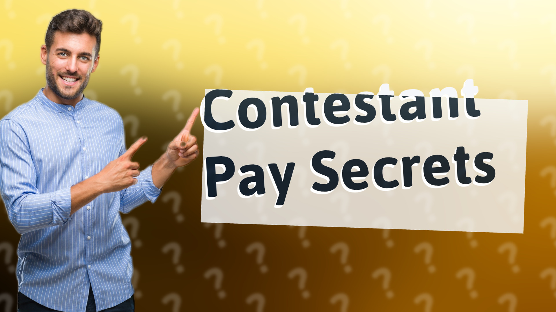 Contestant Pay Secrets