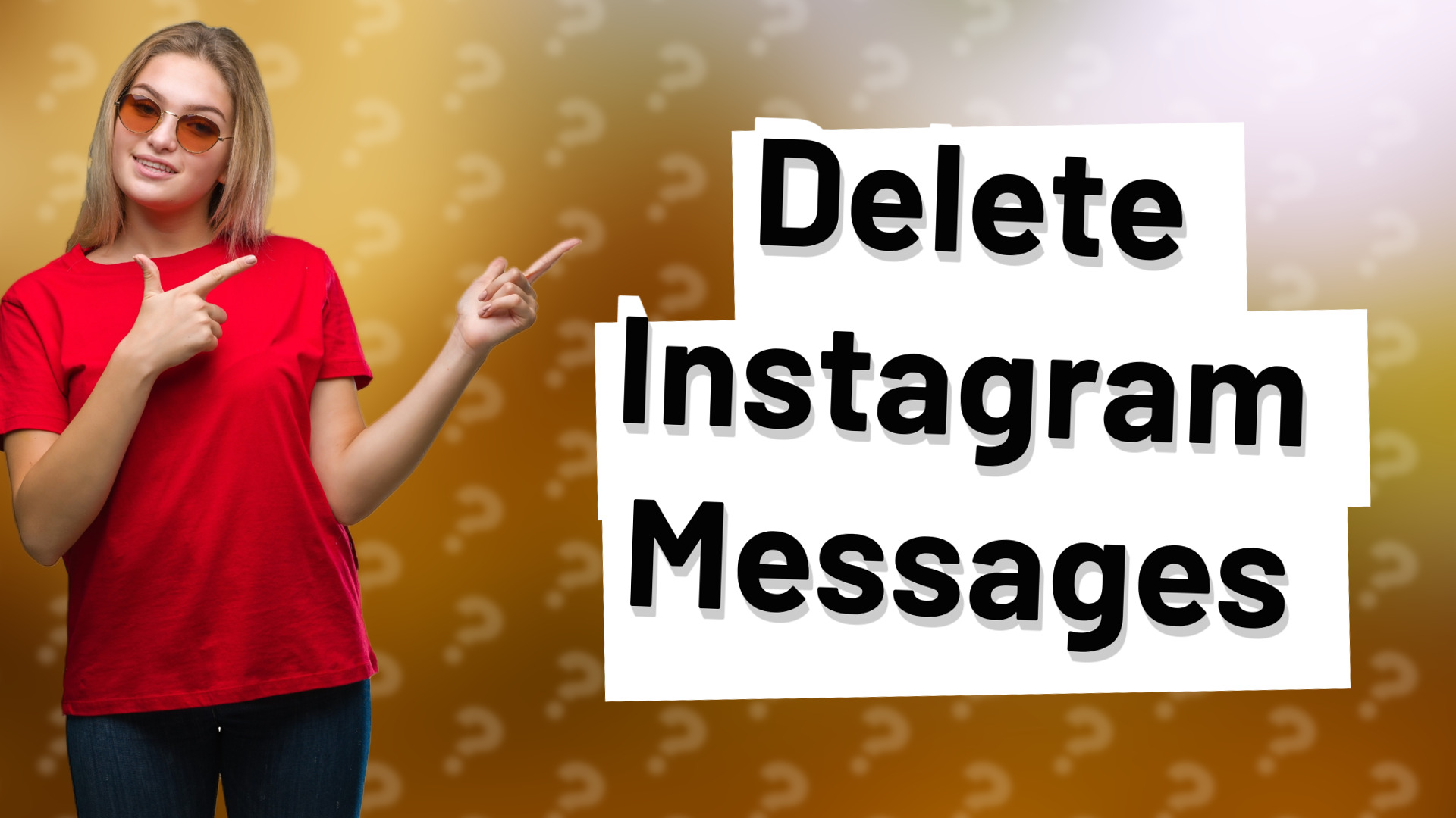 Delete Instagram Messages