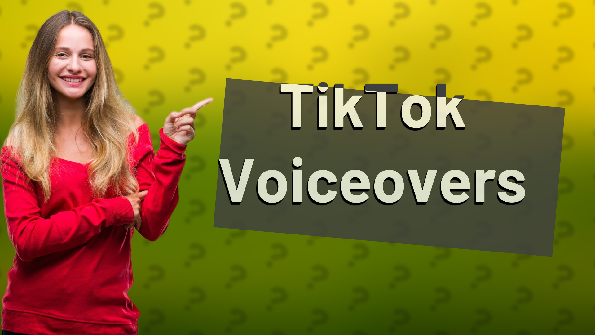TikTok Voiceovers