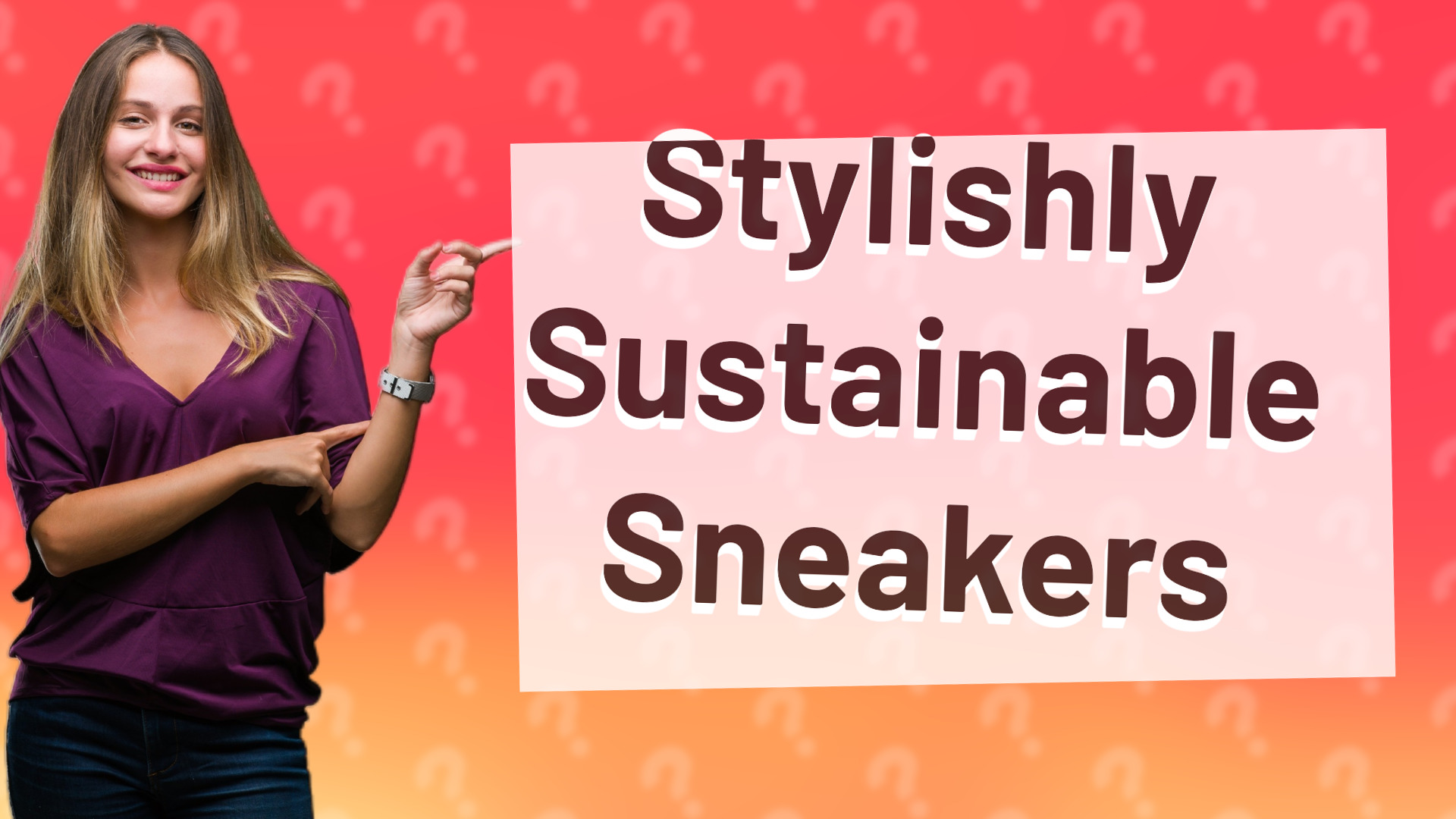 Stylishly Sustainable Sneakers