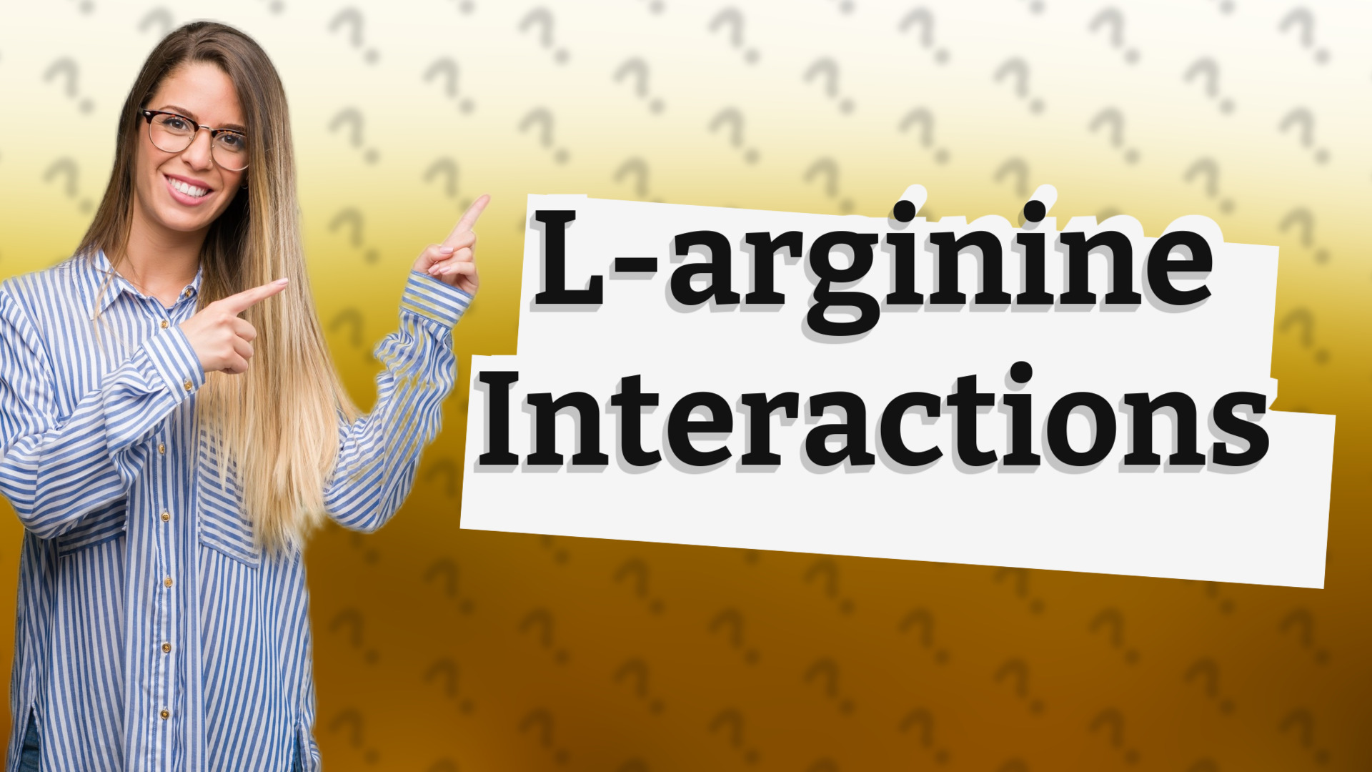 L-arginine Interactions