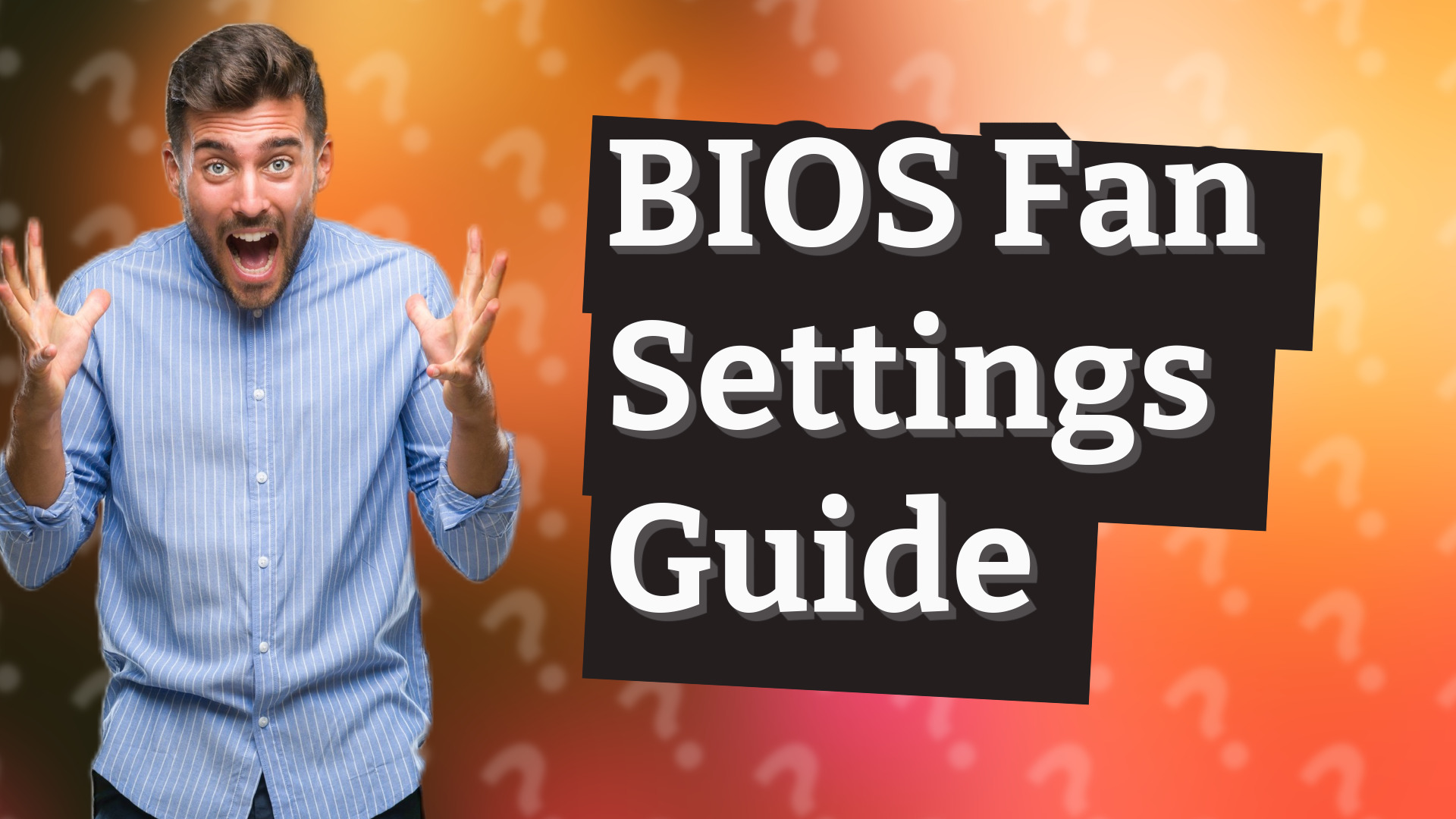 BIOS Fan Settings Guide
