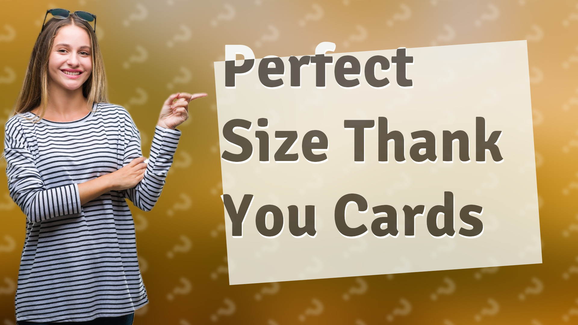 Perfect Size Thank You Cards