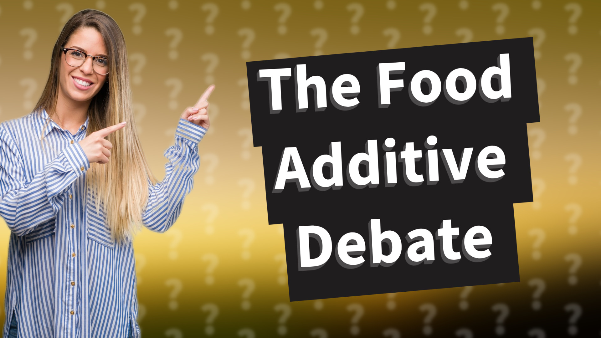 The Food Additive Debate