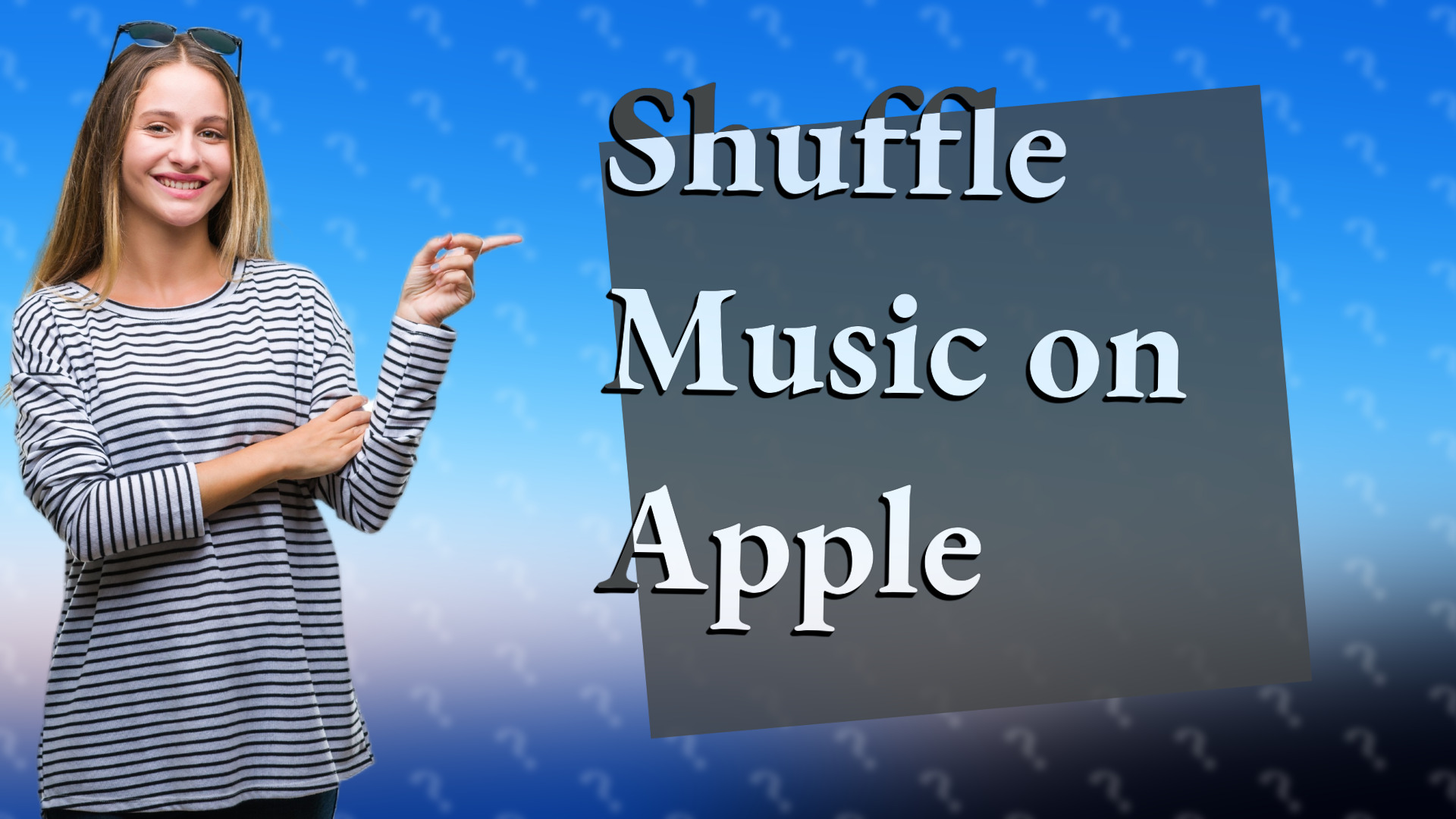 Shuffle Music on Apple