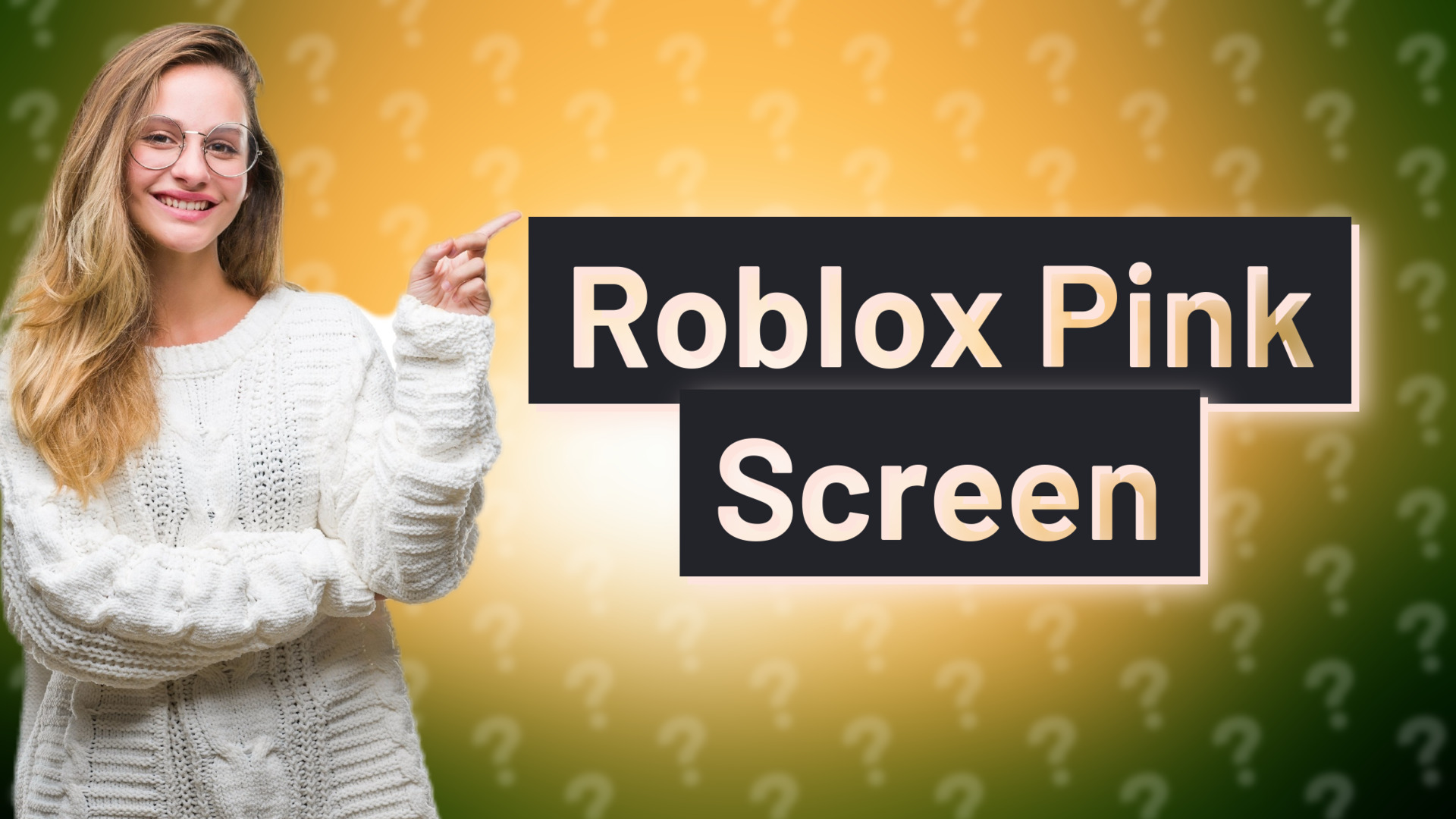 Roblox Pink Screen