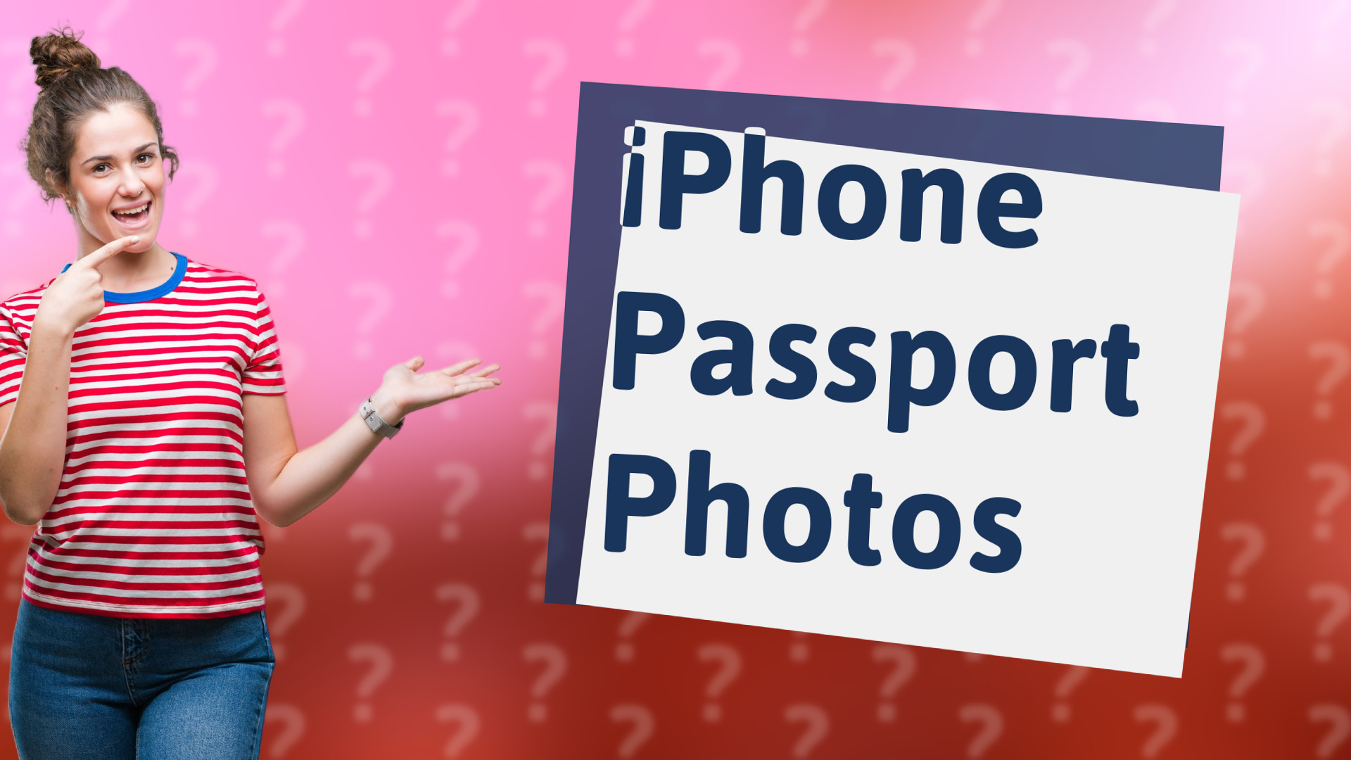 iPhone Passport Photos