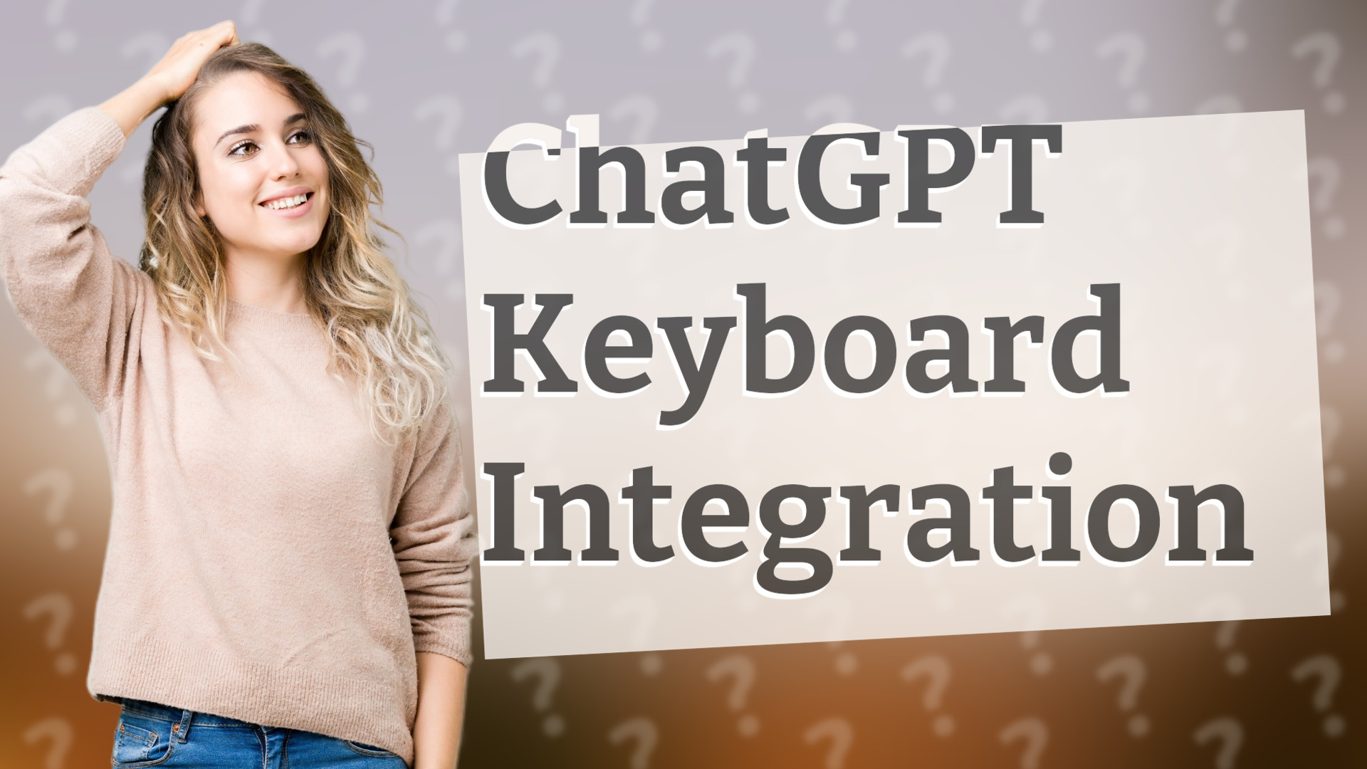 ChatGPT Keyboard Integration