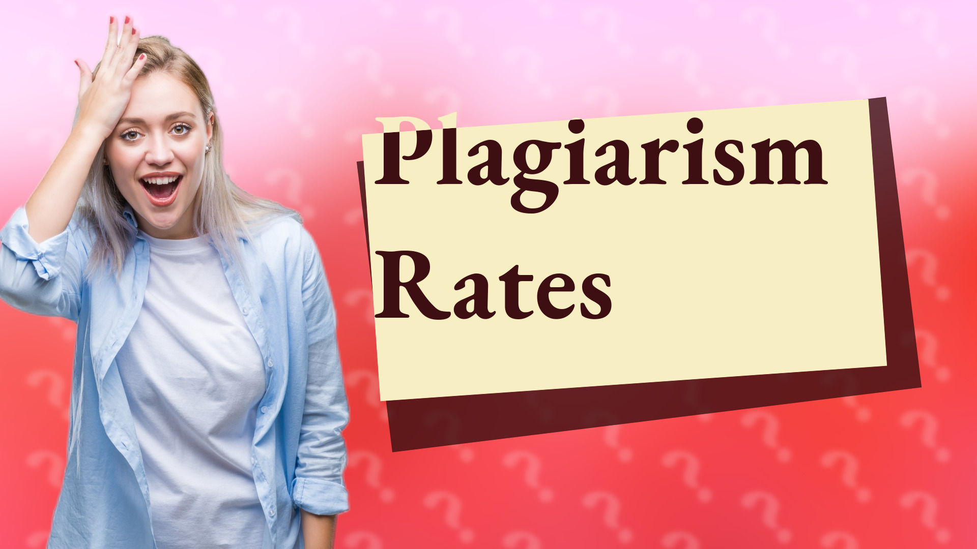 Plagiarism Rates
