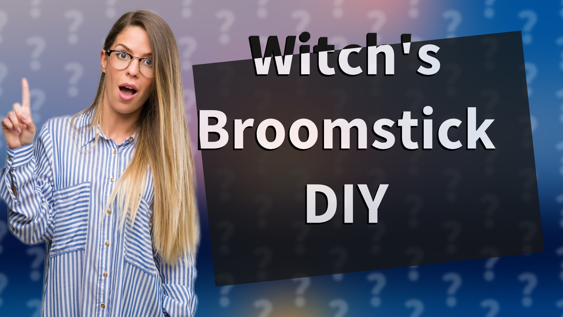 Witch's Broomstick DIY