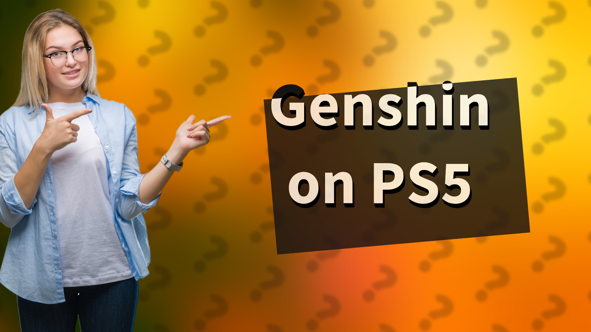 Genshin on PS5