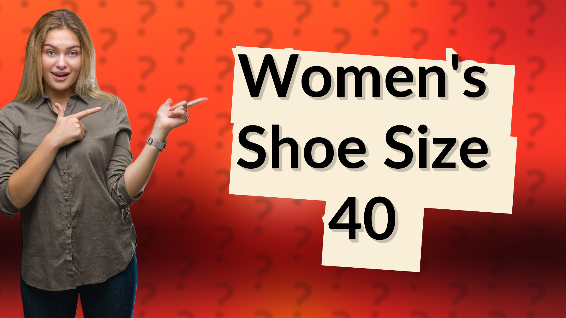 Women's Shoe Size 40