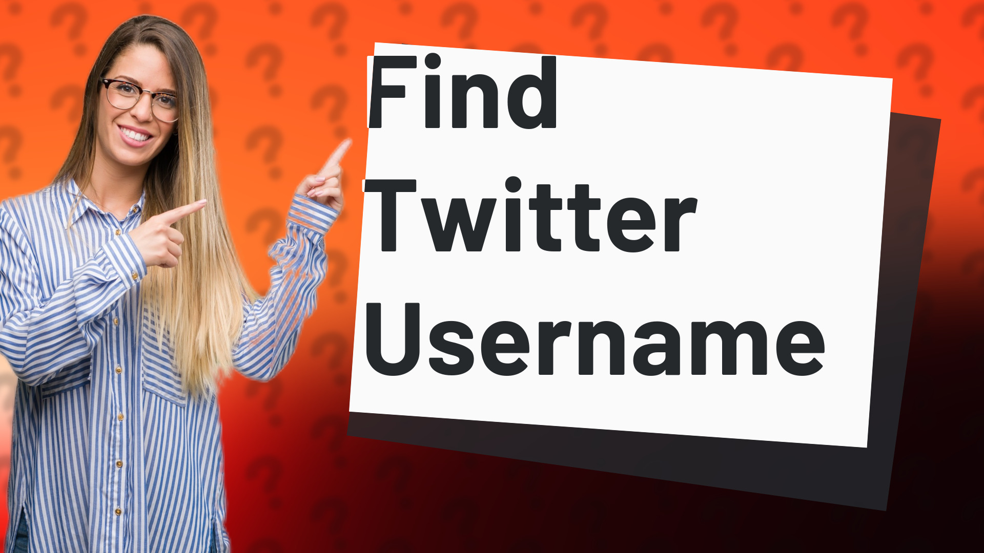 Find Twitter Username