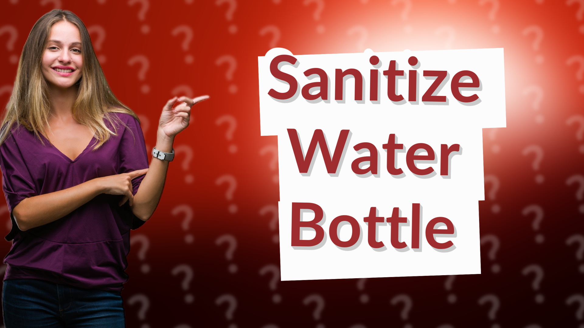 Sanitize Water Bottle