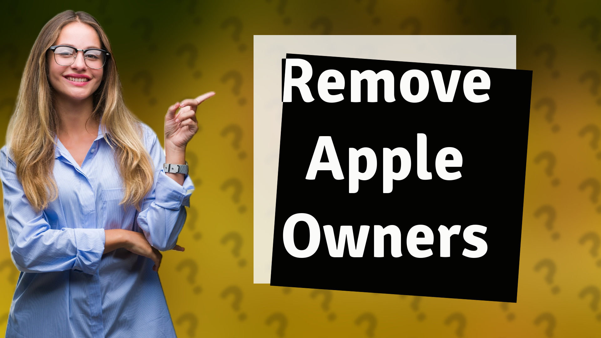 Remove Apple Owners