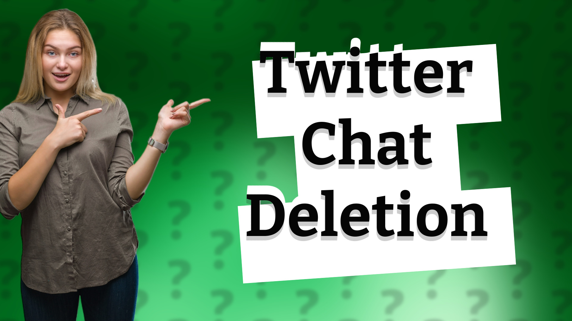 Twitter Chat Deletion