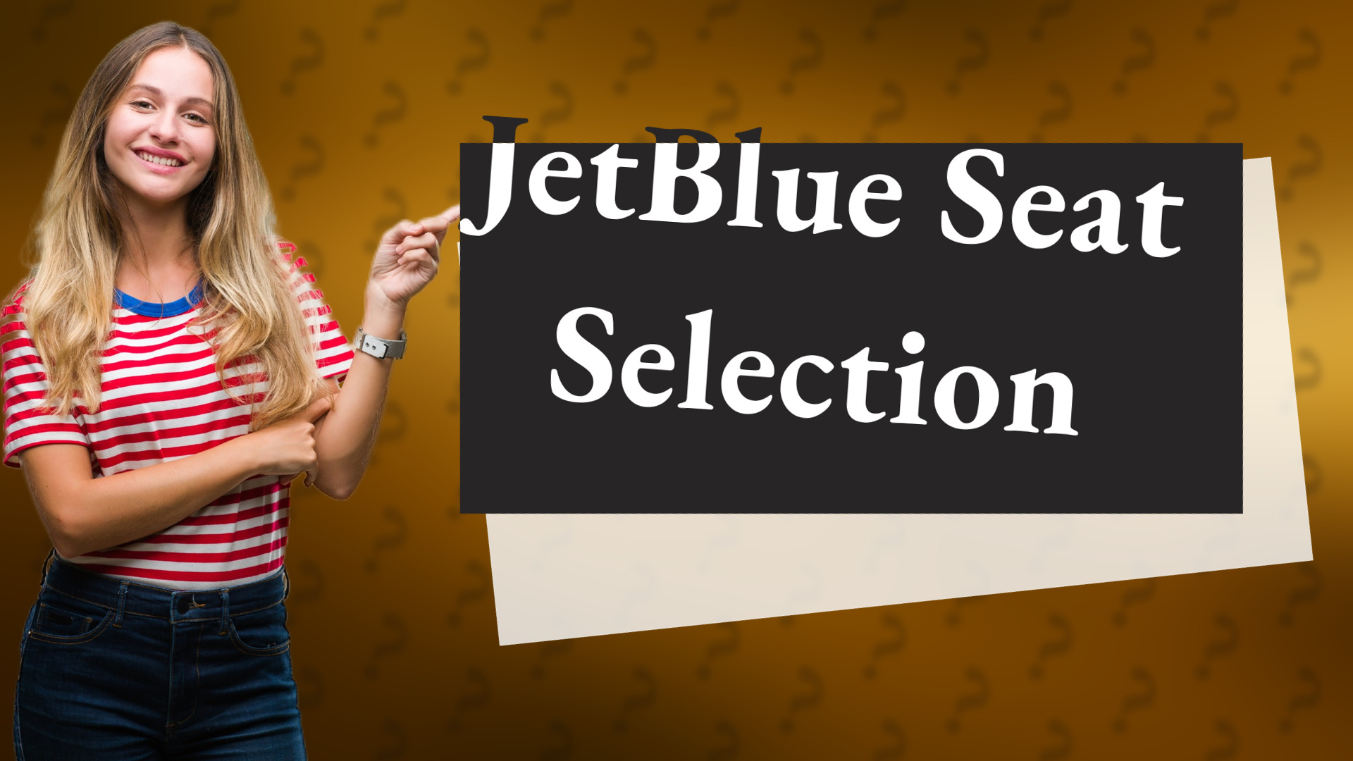 JetBlue Seat Selection