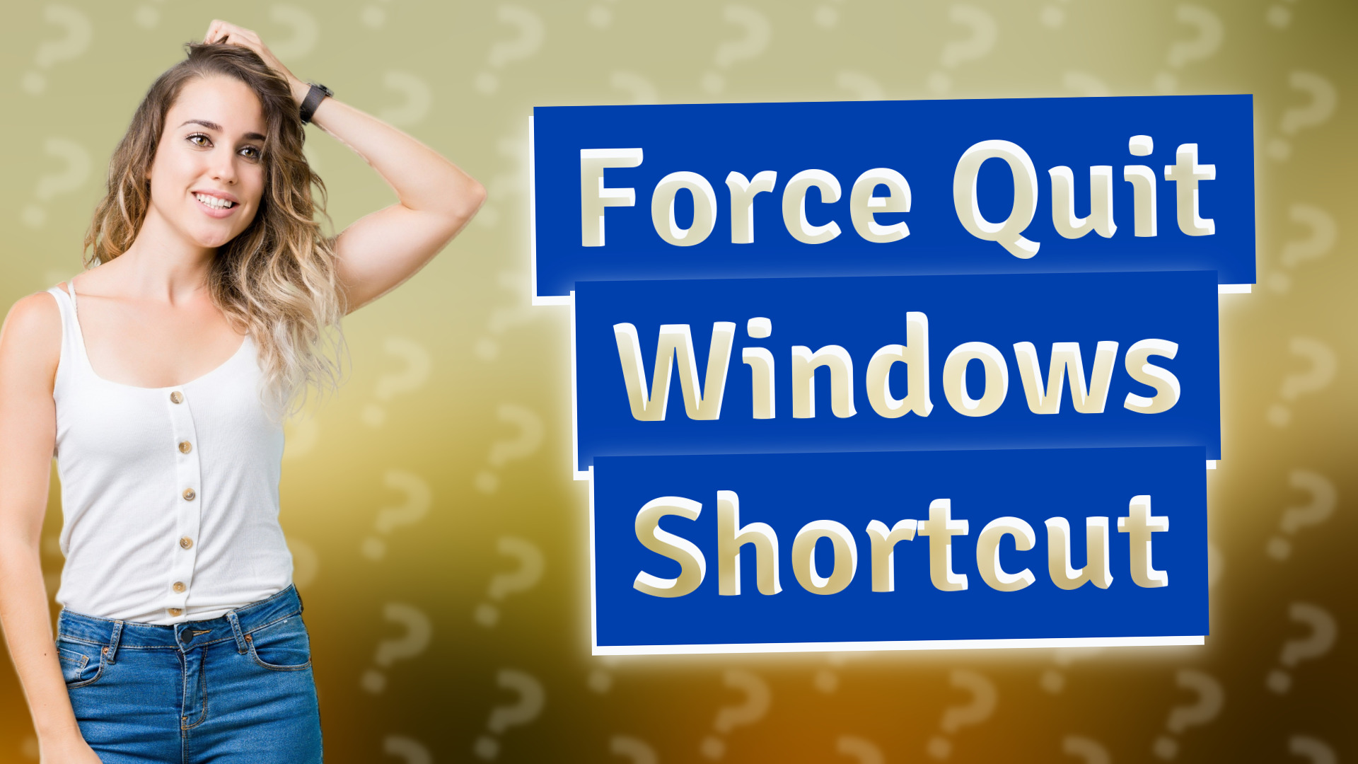 Force Quit Windows Shortcut