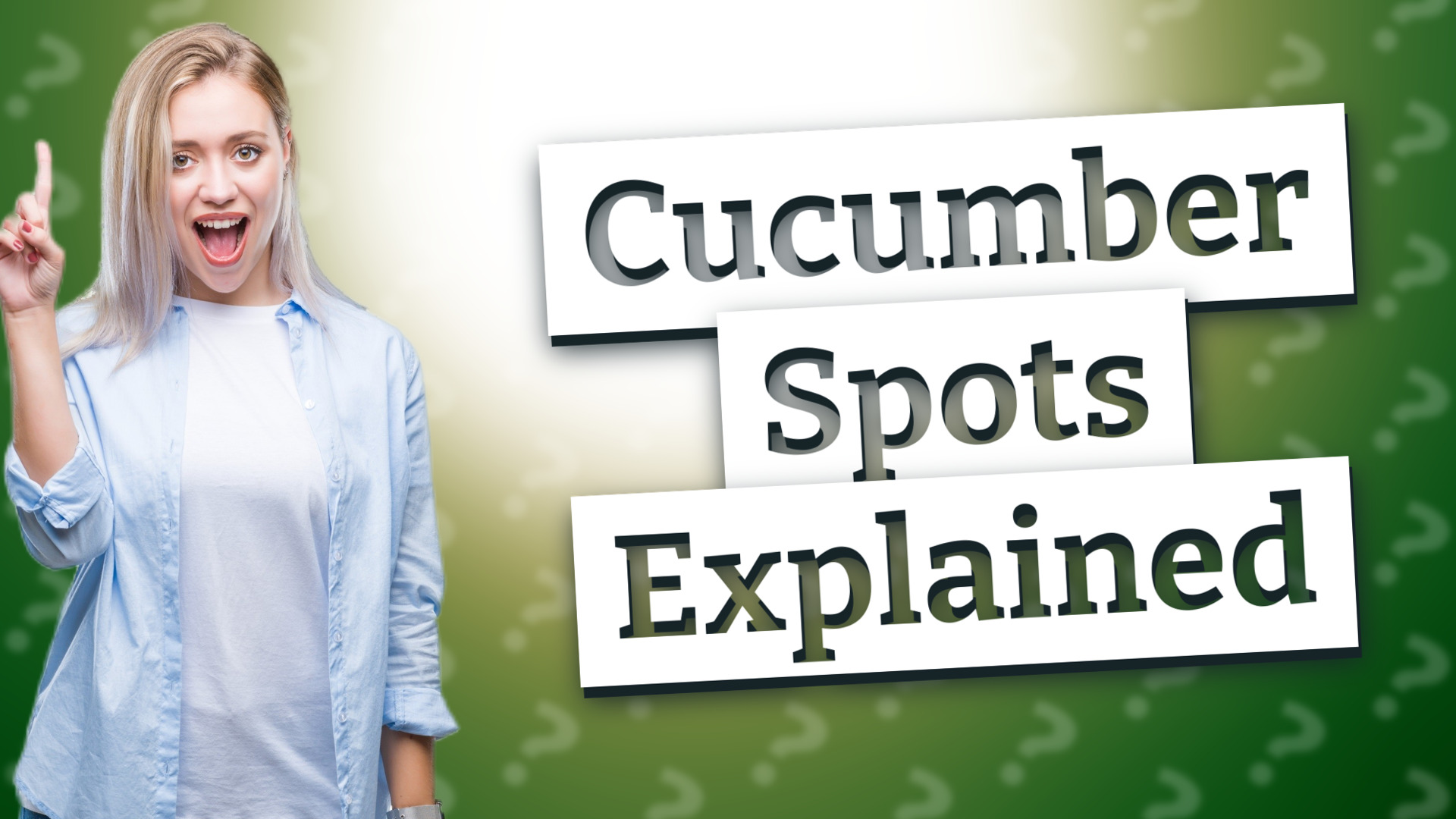 Cucumber Spots Explained