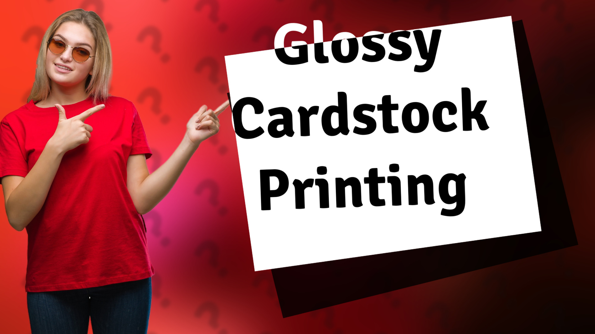 Glossy Cardstock Printing