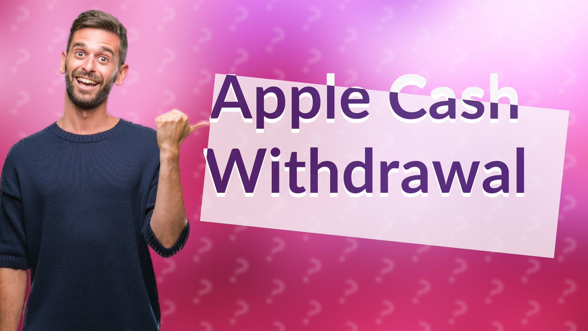 Apple Cash Withdrawal