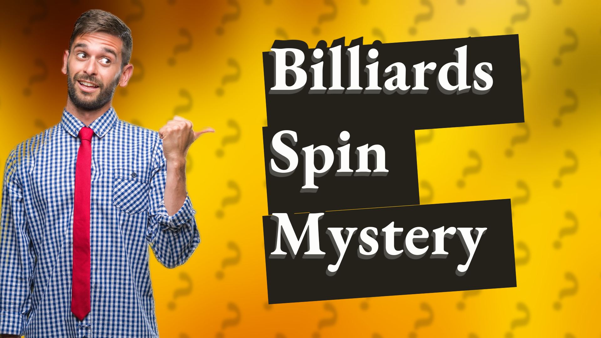 Billiards Spin Mystery